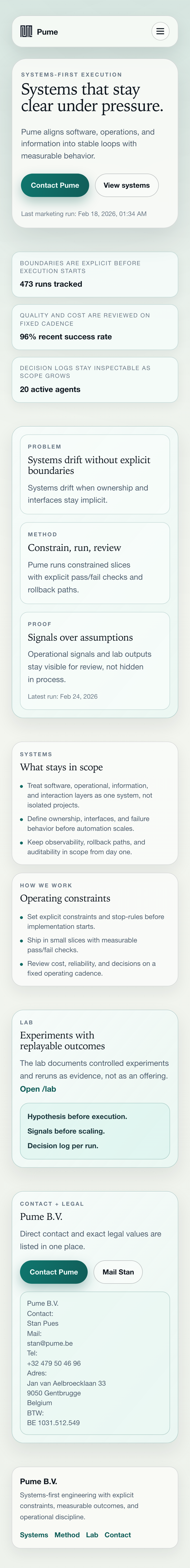 Homepage mobile capture